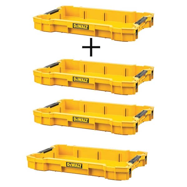 DEWALT TOUGHSYSTEM 2.0 Shallow Tool Tray (4 Pack)