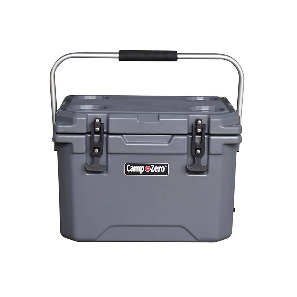 CampZero 20L 21 Qt. Premium Cooler in Grey CZ20LGY The Home Depot