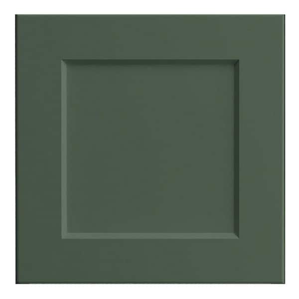 Designer Series Melvern 12 in. W x 0.75 in. D x 12 in. H in Forest Cabinet Door Sample
