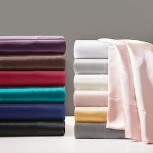 Satin 6-Piece Polyester Wrinkle-Free Luxurious Sheet Set