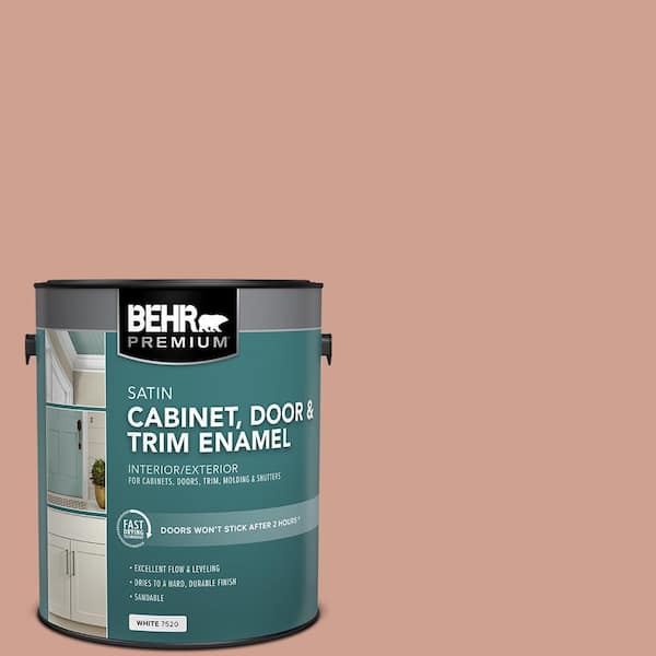 BEHR PREMIUM 1 gal. #S180-4 Shiny Kettle Satin Enamel Interior/Exterior Cabinet, Door & Trim Paint