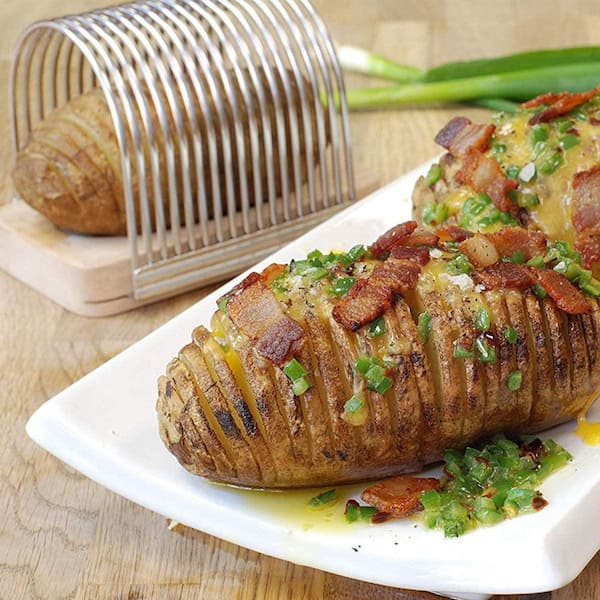 Hasselback potato cutter (Slicer) - Version 2 by Joe, Download free STL  model