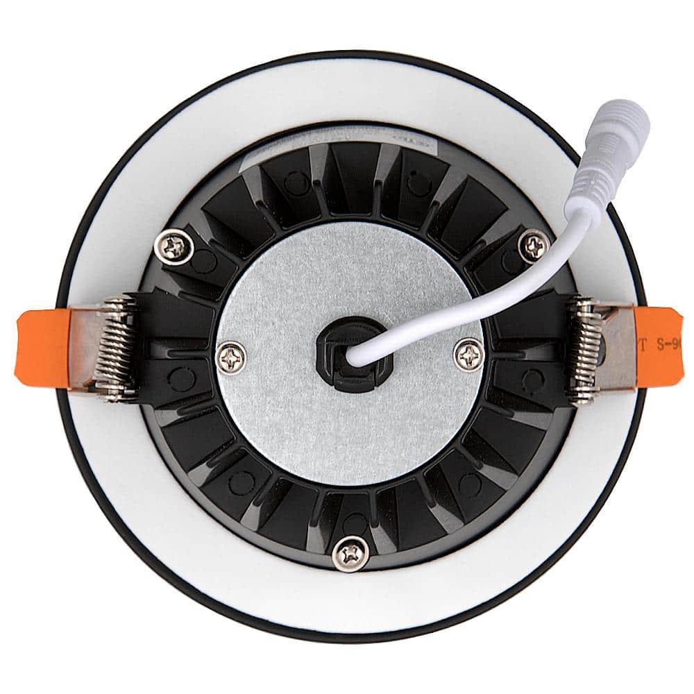4.81" Matte Black Aluminum LED Recessed Ceiling Downlight