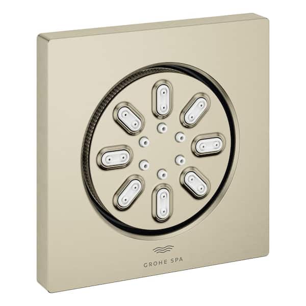 GROHE Rainshower Aqua 2-Spray Square Body Spray in Brushed Nickel