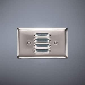 Pass & Seymour 302/304 S/S 1 Gang Horizontal Louvered Wall Plate, Stainless Steel (1-Pack)