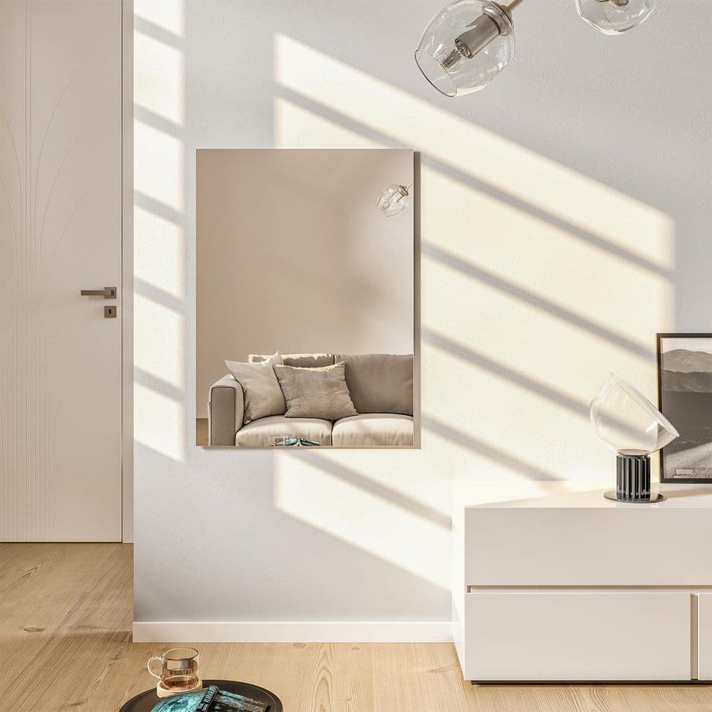 Eviva Sleek 30 in. W x 24 in. H Frameless Rectangular Bathroom Vanity