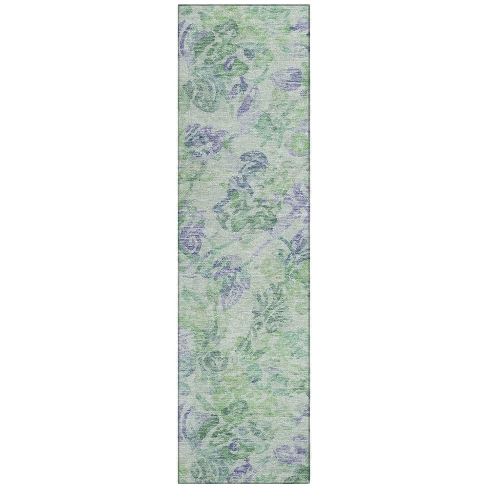 Chantille Machine Washable Indoor/Outdoor Abstract ACN2723 Aloe 2 ft. x 7 ft. Runner Rug price history on PriceWatchPro