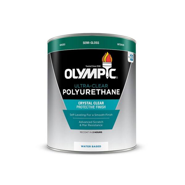 Olympic 1-qt. Ultra-Clear Semi-Gloss Water-Based Interior Polyurethane