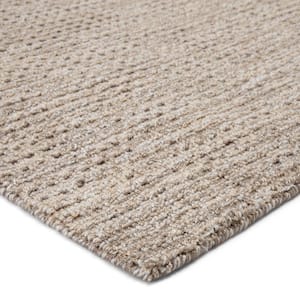 Lilia Indoor-Outdoor Gray/White 9 ft. x 12 ft. Contemporary Rectangle Area Rug