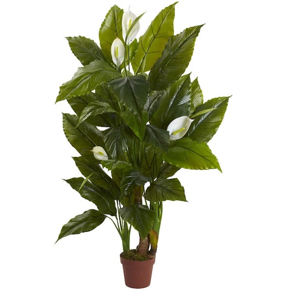Nearly Natural 2 ft. Artificial Spathyfillum Plant (Real Touch)
