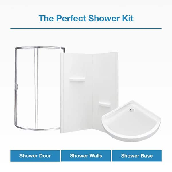 OVE DECORS Corner kit shower Breeze 34 WP