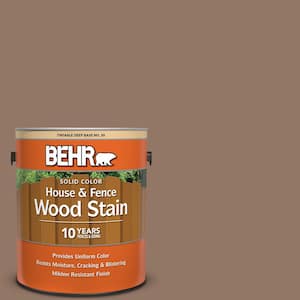 1 gal. #SC-147 Castle Gray Solid Color House and Fence Exterior Wood Stain