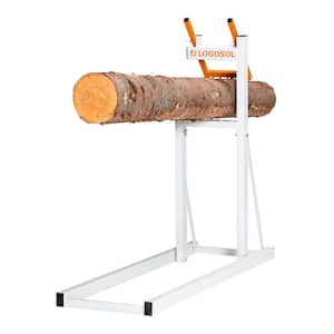 46.5 in. x 15 in. x 2 in. Steel Compact Adjustable Folding Sawhorse SMART Holder Folded Dimensions