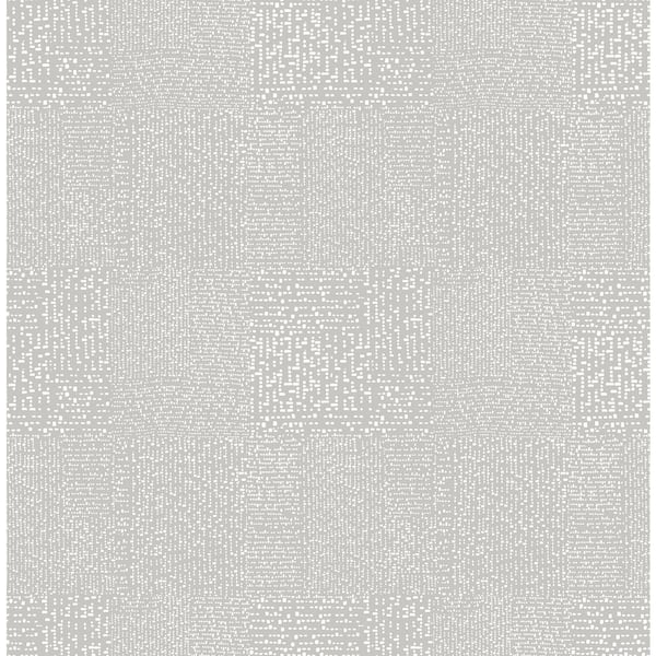 A-Street Prints Zenith Grey Abstract Geometric Paper Strippable Roll (Covers 56.4 sq. ft.)