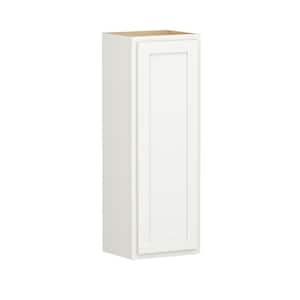 Shaker Partial Overlay 15 in. W x 12 in. D x 42 in. H Plywood Assembled Wall Kitchen Cabinet in Linen White