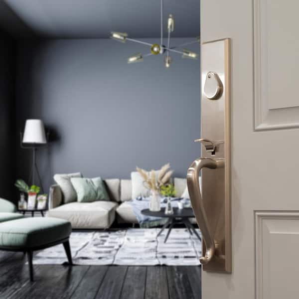 DELANEY HARDWARE Bravura 980 Satin Nickel Charleston Right Handed