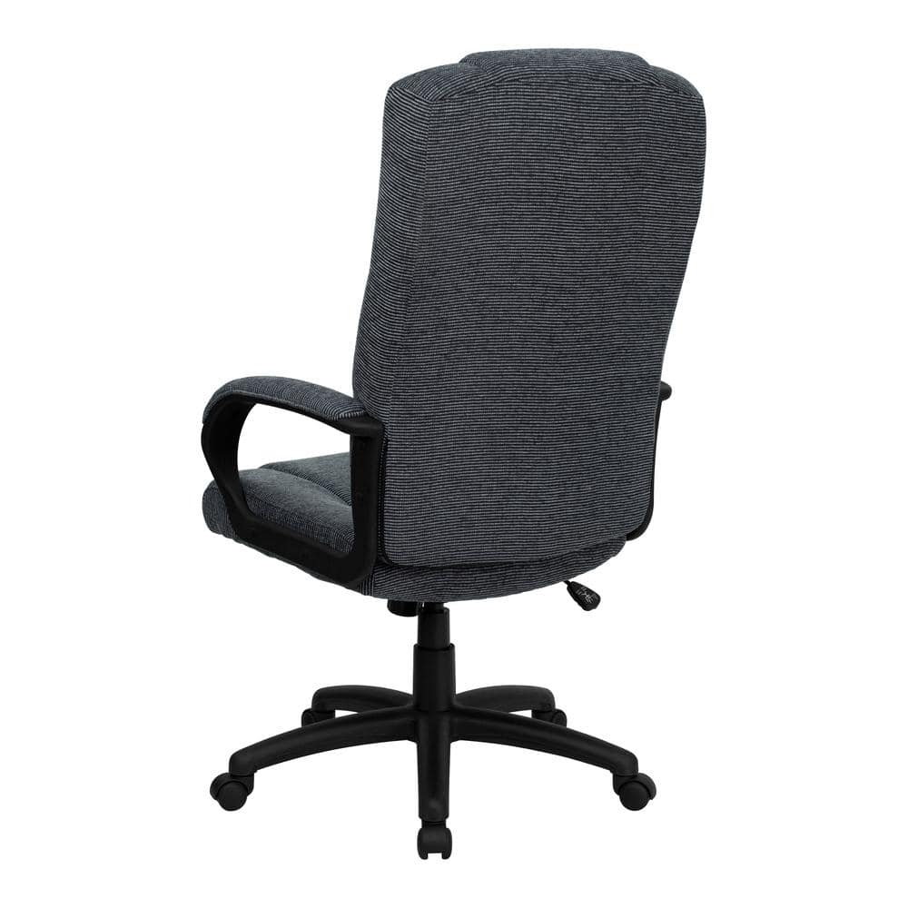 ErgoComfort High Back Gray Polyester Executive Swivel Chair