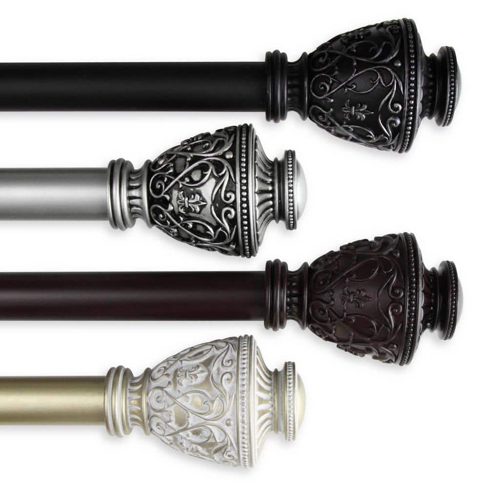 Reviews for EMOH Veda 1 in. Curtain Rod 2848 in. White Pg 1 The