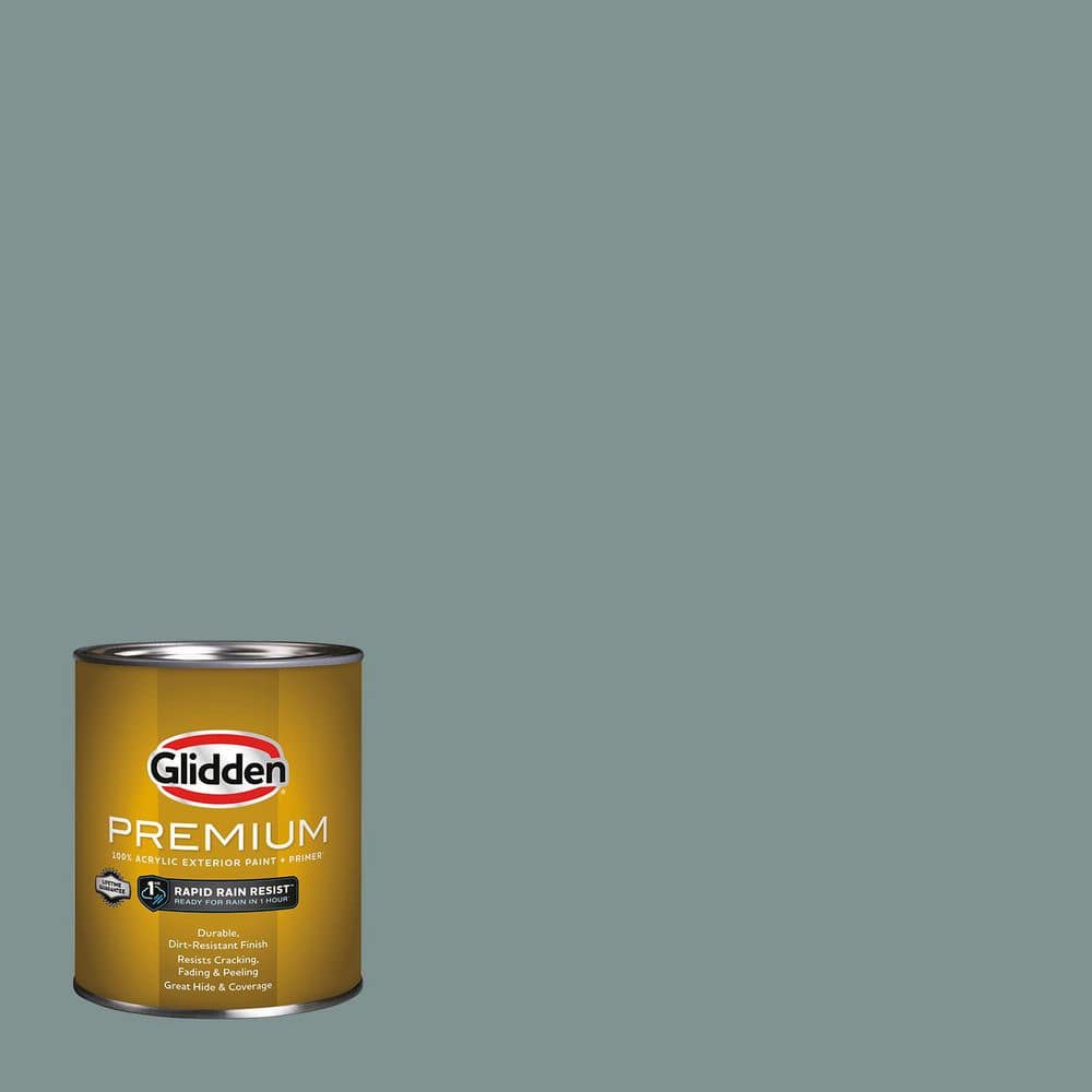Glidden Premium 1 qt. PPG1145-5 Scarborough Semi-Gloss Exterior