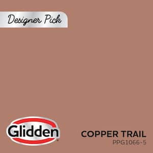 Glidden Premium 1 qt. PPG1067-5 Copper Beech Satin Exterior Latex Paint  PPG1067-5PX-4SA - The Home Depot