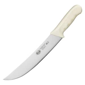 9.5 in. Cimeter Knife with White Handle