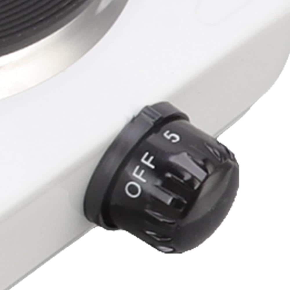 Emerald White Aluminum Electric Single Burner Hot Plate