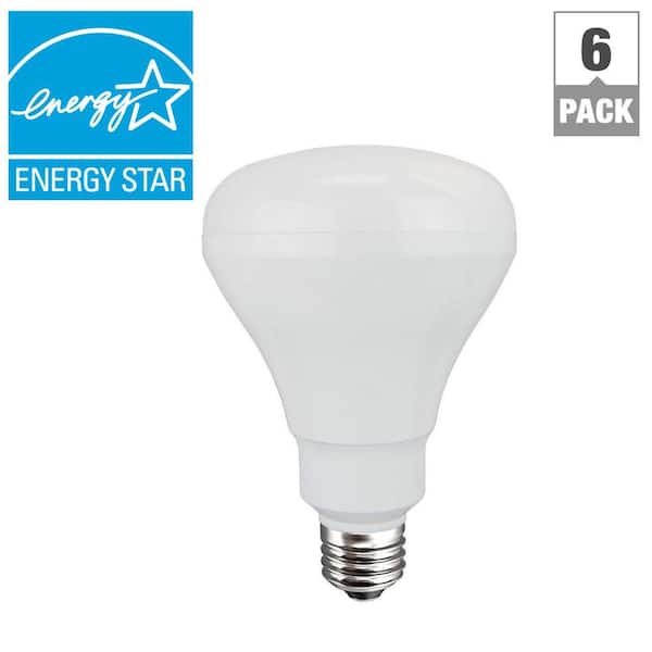 TCP 65W Equivalent Soft White (2700K) BR30 Non-dimmable LED Flood Light Bulb (6-Pack)