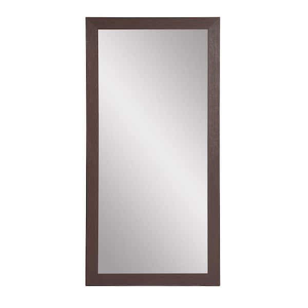 BrandtWorks Oversized Dark Brown Farmhouse Modern Southwestern Mirror (71 in. H X 32 in. W)