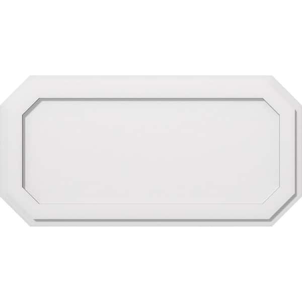 Ekena Millwork 1 in. P X 34 in. W X 17 in. H Emerald Architectural Grade PVC Contemporary Ceiling Medallion