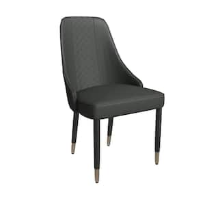 Allure Modern Dining Chairs Fabric Seat and Back Solid Wood Legs Contemporary Side Chairs in Olive Green