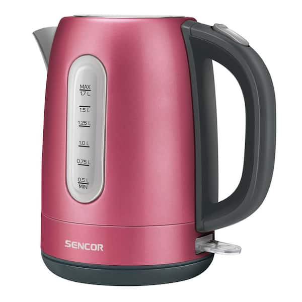 Sencor 7-Cup Stainless Red Cordless Electric Kettle