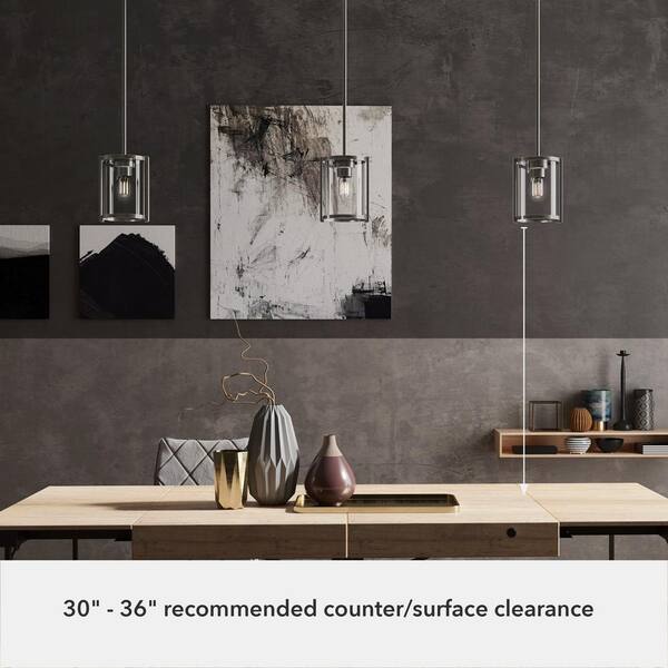 Hunter Astwood 1 Light Brushed Nickel 