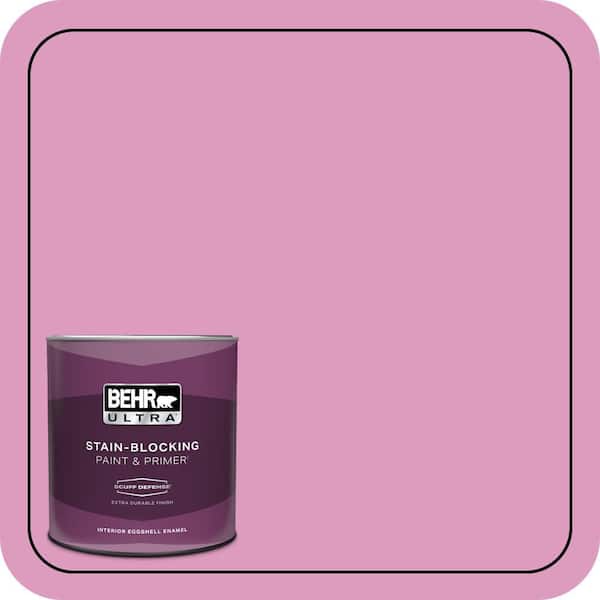 BEHR ULTRA 1 qt. #690B-4 Pink Begonia Extra Durable Eggshell Enamel Interior Paint & Primer