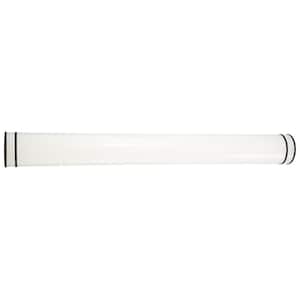 Vantage 48 in. 1-Light Black CCT LED Vanity Light Bar with White Acrylic Shade