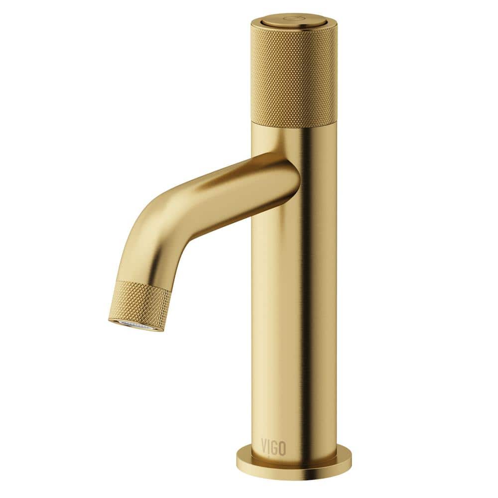 Apollo Matte Brushed Gold 7.5" Single-Handle Bathroom Faucet