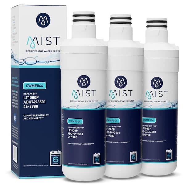 Replacement Refrigerator Water Filter for LT1000P, MDJ64844601, 46-9980 (3-Pack)