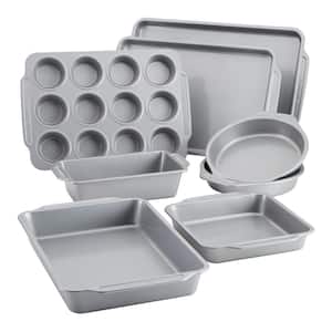 8-Piece Gray Nonstick Bakeware Set