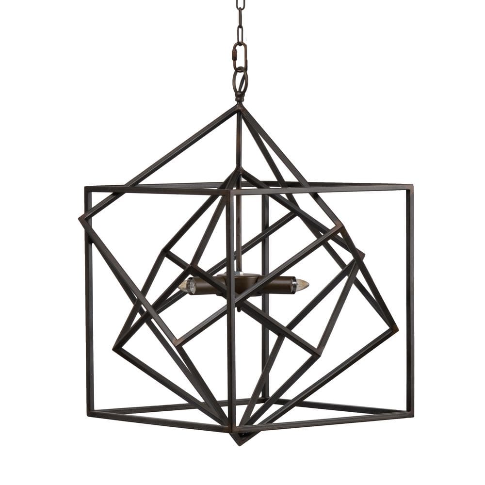 3-Light Black Metal Chandelier Hanging Light Fixture with Adjustable Chain (Bulbs not Included) price history on PriceWatchPro