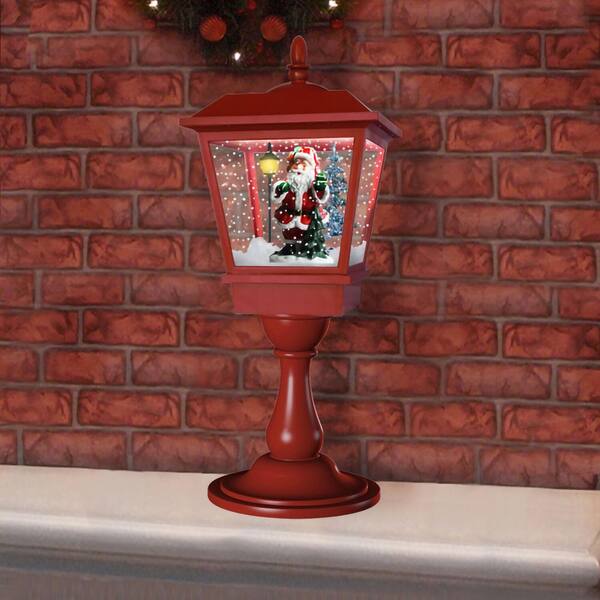 Small Red Tabletop Lantern - Party Time Rental