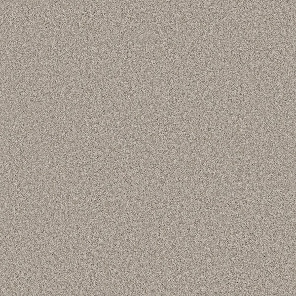 8 in. x 8 in. Texture Carpet Sample - Piece of Cake - Color Seashell