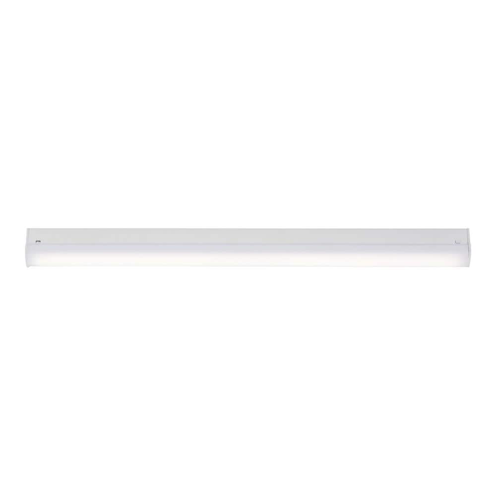 White Acrylic LED Strip Light with Diffuser, 2'