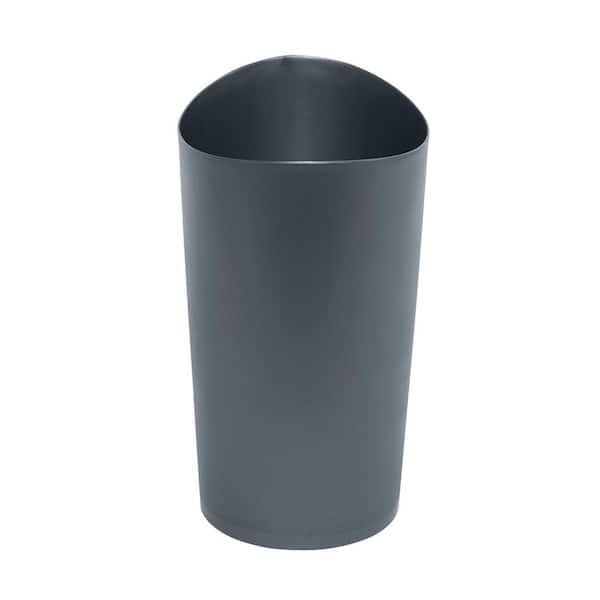 Spa Works 9 Qt. Plastic Waste Basket in Metallic Blue