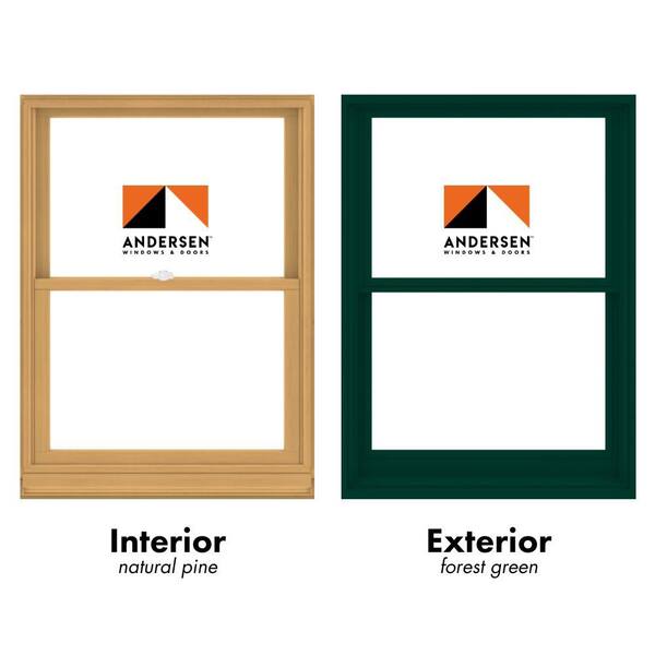Andersen 400 Series 35-5/8 in. x 48-7/8 in. Clad Wood Double-Hung