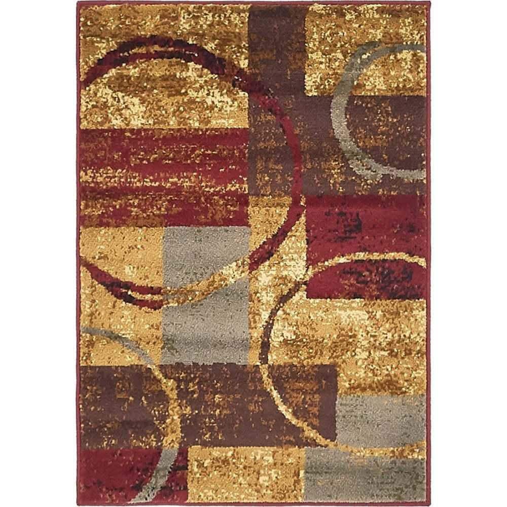 Unique Loom Barista Kouillou Multi 2' 2 x 3' 0 Area Rug 3137945 The