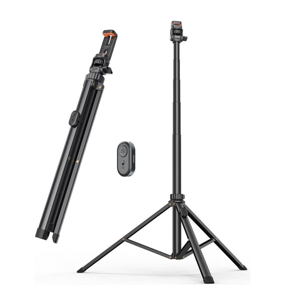 71 in. Extendable Phone Tripod Selfie Stick with Detachable Remote for Video Record Travel for Phone and DSLR price history on PriceWatchPro