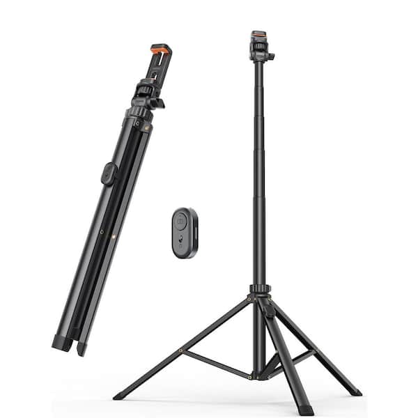 OBJLGEV 71 in. Extendable Phone Tripod Selfie Stick with Detachable Remote for Video Record Travel for Phone and DSLR