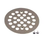 4 in. Shower Drain Cover for 3-3/8 Opening in Oil Rubbed Bronze