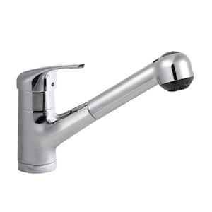 Reya Single-Handle Pull Out Sprayer Kitchen Faucet with CeraDox Technology in Polished Chrome