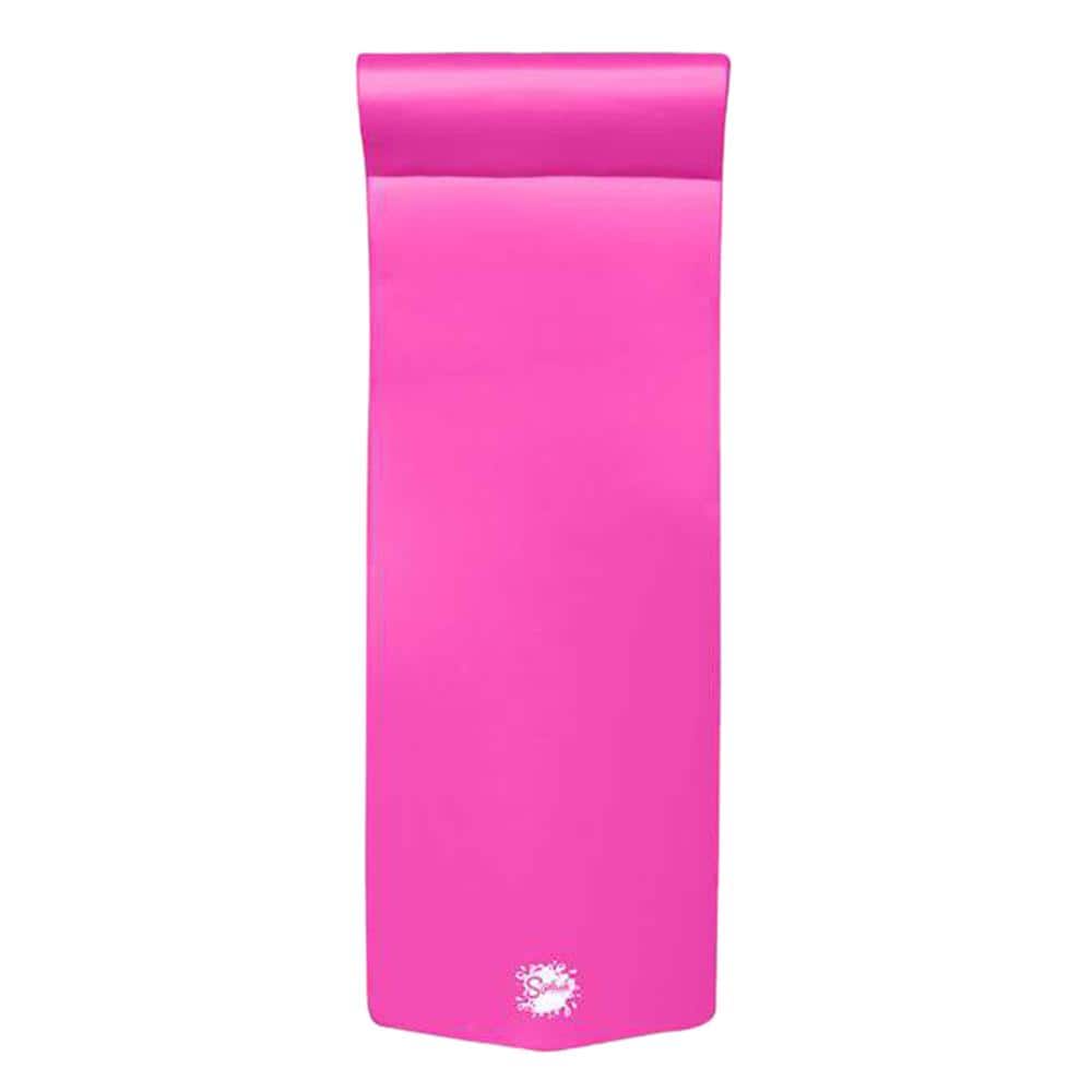 Flamingo Pink and Blue Foam Pool Lounger Set, 70"