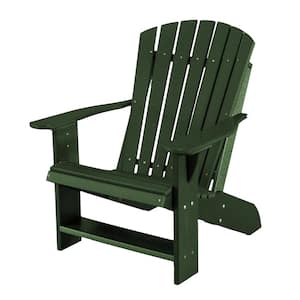 Heritage Turf Green Plastic Outdoor Adirondack Chair